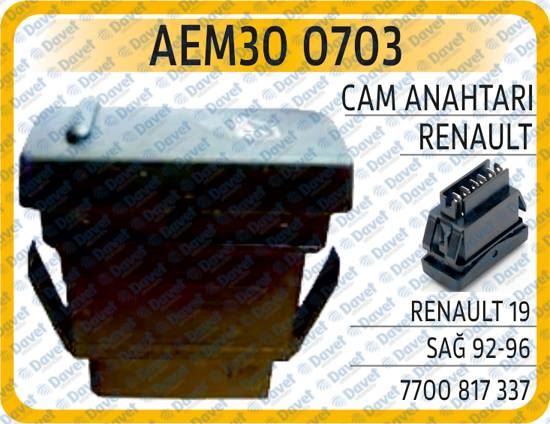 AEM 300703 Cam Anahtari Renault R19 Sag 92-96